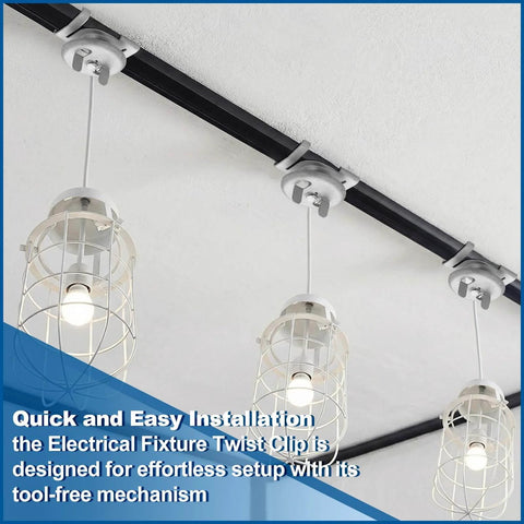 Installed 12 Pack Spring Steel T Bar Ceiling Clips For 15 To 16 Inch T Grid Drop Ceilings Wing Nut Twist Mounting Clips