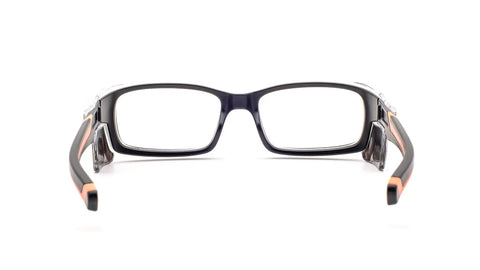 Front view of Leaded Radiation Safety Glasses With SF-6 HT Lenses, 0.75mm Pb Equivalency, TR-90 Frame, rubberized nose pads, side shields visible.