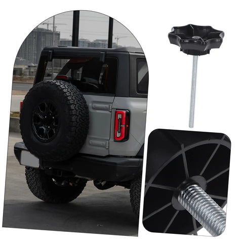 Spare Tire Hold Down Bolt For Most Cars Universal Fitment No Fuss Easy Installation Mounting Part Durable Metal And Plastic Construction