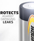 Heavy Duty Size D Alkaline Batteries 12 Pack Delivers Solid All Day Power For Flashlights Smoke Detectors And Smart Home Gear, showcasing leak protection features.