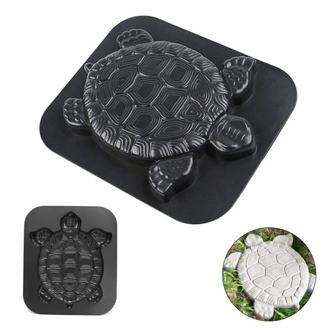 Durable ABS Turtle Shape Stepping Stone Mold For DIY Garden Pathways And Lawn Landscaping Paving Paver For Patio Decor