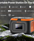 Portable Power Station 120W With 97.6Wh Battery AC Outlet USB C And USB A Ports 12V DC Go To Outdoor Generator For Camping Van Life