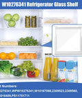 Glass Refrigerator Shelf 18 Inch Wide 17.45 Deep 1.57 Tall Replacement Part For Standard Freezers And Fridges Heavy Duty