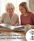 Gear Up Your Leather Creations With This Sick 40 Pack Of Chicago Screws Rivets. Two women reviewing a photo album using stainless steel binding posts.