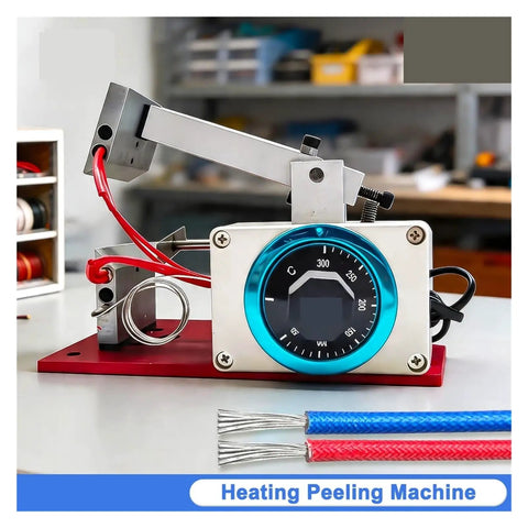 Heavy Hitter Electric Wire Stripper Featuring Adjustable Heat Controls Up To 300 Degrees For Fast Cable Peeling And Serious Do It Yourself Projects That Look Absolutely Flawless with detailed dial and wire connections.