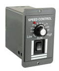 DC Motor Speed Controller 12V To 60V, 20A Adjustable PWM With Forward And Reverse Switch, front view of controller