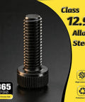 M4 Screws Kit 365 Pieces Socket Head Cap Screws Set With Higher Screw Ratio For Real Use Pro Grade 12.9 Alloy Steel
