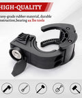 Shovel Holder With Rubber Grip Mount Kit With Lock Fits 0.79 To 1.79 Inch Tool Handles Quick Release for off road use