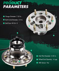 Front Left Wheel Hub Bearing For 2004 To 2008 Chevrolet Colorado GMC Canyon Isuzu I Series 280 290 370 Models Part 515106 Premium Quality OE Replacement displayed with bolt and flange details.