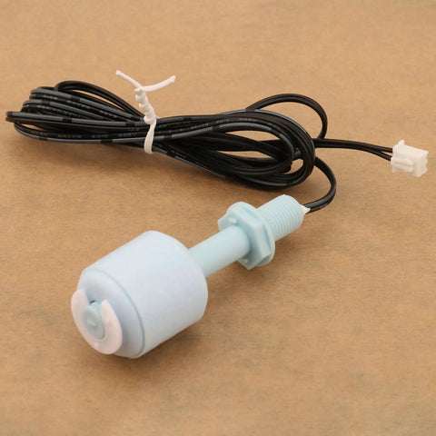 Pro Grade Water Level Float Switch Probe for Commercial Ice Machines, Universal Two Line Float Sensor Accessories, Easy Install, Dependable Level Sensing for Bar, Cafe, and Home Kitchen Equipment, white plastic probe with cable