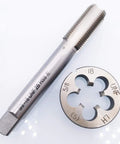 Left Hand 5/8-18 UNF HSS Tap And Die Set For Fine Threading, Includes Long Tap 101mm And Die 38mm, Durable High Speed Steel