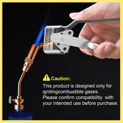 Two Pack Triple Groove Flint Torch Strikers With Eighteen Replacement Flints for precise sparks and quick ignition in use