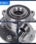Plug And Play Front And Rear Wheel Bearing And Hub Assembly Fit For Chevy Equinox Malibu Trailblazer GMC Terrain Cadillac CT4 Buick
