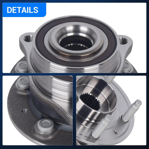 Plug And Play Front And Rear Wheel Bearing And Hub Assembly Fit For Chevy Equinox Malibu Trailblazer GMC Terrain Cadillac CT4 Buick