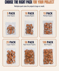 Rock Solid Pro Grade Aluminum To Copper Wire Connectors 3 Port Screw Terminal Blocks Pre Filled With Oxide Inhibitor Orange 15 Pack displayed with sizes for various projects.
