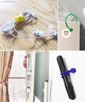 Reusable Silicone Magnetic Cable Ties For Organizing Cables Bundling Wires And Quick DIY Fixes Holds Stuff Book Markers