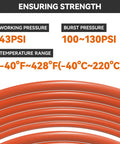 Henny's Got This Silicone Vacuum Hose Kit With Six Versatile Multi-Size Pieces Perfect For Auto Engine Air Water Repairs And Maintenance Tasks To Get Your Ride Running Smooth As Butter Without Any Leaks Or Issues! 43 PSI, 100-130 PSI, -40°F to 428°F