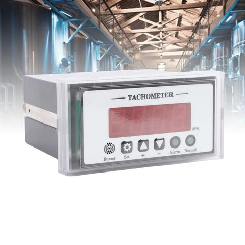 Top Shelf Digital Tachometer With Four Digit LED Screen And NPN Proximity Probe Serving Lathes And Conveyors Rigged For No Sweat Speed Checks And Rock Solid RPM Monitoring Any Day