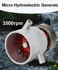 1000W Micro Hydroelectric Water Turbine Generator For Off Grid Power, 220V Three Pipe AC Output With Ballast in river