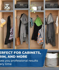 Storage cubby unit with hooks for coats, bags, and baskets, perfect for organizing entryways and providing professional results.