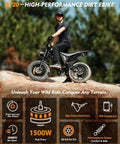 Rider on Powerful 2500 Watt Fat Tire Electric Bike For Adults And Teens With Long Lasting Battery Juice For Up To 90 Miles Range