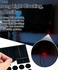 Solid Black Clean Restickable Webcam Covers For Laptop Smartphone Smart TV And Console Anti Spy Multi Size Privacy Sliders Slide On Tape on sleek TV