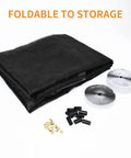 16 By 7 Foot Garage Door Screen For Two Car Garage Super Easy Install With Strong Magnetic Closure Retractable Mesh with accessories
