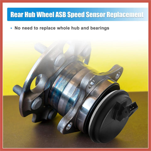 Rear Hub Bearing ABS Speed Sensor Cap For Hyundai Veloster Elantra GT And Kia Forte 2019 To 2023 With OE Number 58980F0000