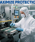Go Getter Breathable Hazmat Suit And Disposable Coveralls Serving Up Slick Full Body Protection For Painters And Lab Crews With Fast Adjust Zipper And Heavy Duty Dust Shield Gear worn by a tech handling circuit boards.