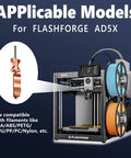 Beefed-Up All Metal Hotend Kit With 0.25mm 0.4mm 0.6mm Nozzles For AD5X Quick-Detach on Flashforge 3D Printer Model