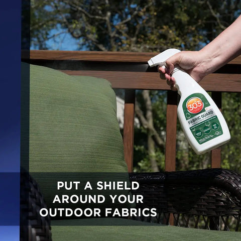 Outdoor Fabric Guard Restores Water Repellency To Factory New Levels, Repels Moisture, Prevents Stains, Safe For All Fabrics