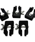 5 Piece Hull Planking Clamps For Wooden Model Ship Kit With Frame Plank Holder Tool Wingnut Tightening Keeps Your Hull Secure