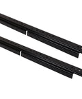 Hella Sturdy Steel Table Extension Brackets With Smooth Glide Rollers, black heavy-duty sliders for adjustable table setups.