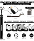 52 Piece 3D Printer Tools Kit For FDM And SLA Printers With Deburring Tool nozzles designed for precision deburring in metal and plastic.