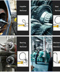 Heavy Duty Hydraulic Split Bearing And Gear Puller Kit With Hand Pump 30 Ton Capacity used for impeller and gear removal in mechanical maintenance.