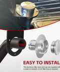 Billet Aluminum Remote Fuel Tank Filler Neck Kit With Gas Cap And Weld On Steel Bracket Fits 2 Inch Filler Hose Remote Fuel