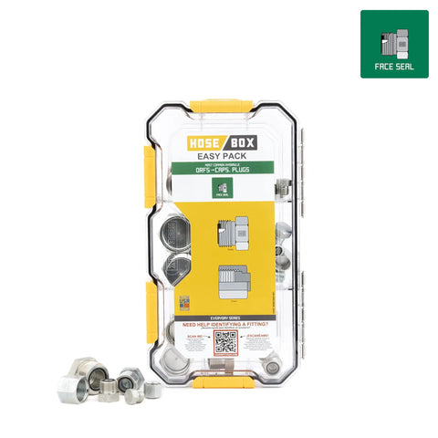 Workhorse Everyday Hydraulic Fitting And Adapter Kit With 84 Adapters And 150 ORFS Face Seal O Rings Waterproof Case