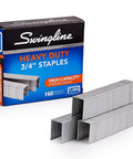 Heavy Duty Desktop Stapler Refills That Go Hard On Thick Stacks, 3/4 inch staples in a pack for jam-free stapling.