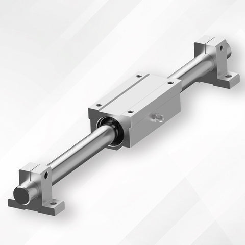 2 Pack SCS20LUU Linear Ball Bearings, 20mm ID, 96mm Length, High Hardness Wear Resistant Steel For Smooth CNC Linear Motion, Precision Guide Rails, Ideal For Machinery And 3D Printers on shaft