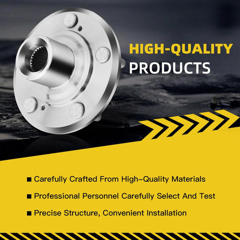 Front Wheel Hub Bearing Kit For Acura RDX 2007 2008 2009 2010 And Honda CR V 2007 2008 2009 2010 2011 5 Lug Non ABS Left And Right Sides BR930583K Replacement OE Grade Drop In Wheel Hub Assembly
