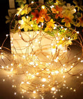 1 Pack Battery Powered Copper Wire Starry Fairy Lights With 50 LEDs And 16ft Of Warm White Glow For Cozy Bedroom Decor