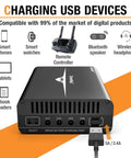 Mavic Pro Drone Battery Charger Hub Four Independent Rails With Two USB Ports Charges Four Batteries And Remote At Once