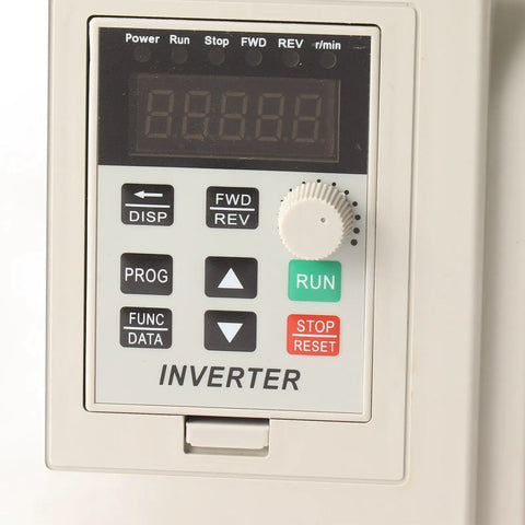 Control panel of Heavy Duty 4kW 220V Variable Frequency Drive Inverter For Single To Three Phase Motors With Quick Response Wide Speed Range Smooth Start And Anti Trip Protection Plug And Play Ready For Industrial Use