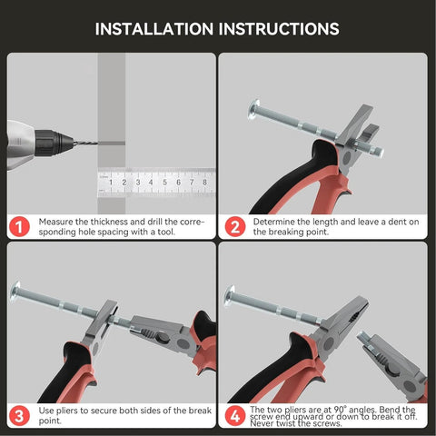 Installation instructions for Satin Nickel Cabinet Knobs Set 15 Pack Round One And One Eighth Inch Dresser Pulls with Brushed Nickel Finish