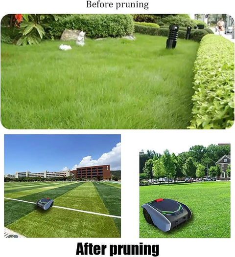 Smart Robotic Lawn Mower With App Control, Path Planning And Auto Charging For Yards Up To 1500 Square Meters mowing grass
