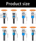 Product size chart for Duty Collet Chucks For Thread Milling Offer Floating Compensation With 5 mm Adjustment for precise metalworking.