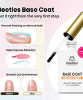 HEMA Free Gel Polish Set With Base Coat And Top Coat For Sensitive Nails White Gel Nail Polish 15ml bottle with applicator