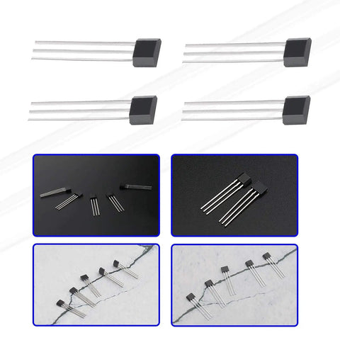 Bipolar Hall Effect Sensor 41F To 92S 3 Pin Magnetic Detector With SS41F 0H41 SH41 S41 For Electric Vehicle Motors And Industrial Pro Grade Gear 4.5V To 24V Open Collector Output And Wide Temp Range