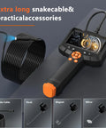 1080P HD Endoscope Camera With Light For Snaking Through Walls Vents Pipes And Engines IP67 Waterproof Snake Borescope On A 16.5ft Cable display