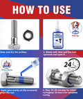 How to use medium strength threadlocker for nuts, bolts